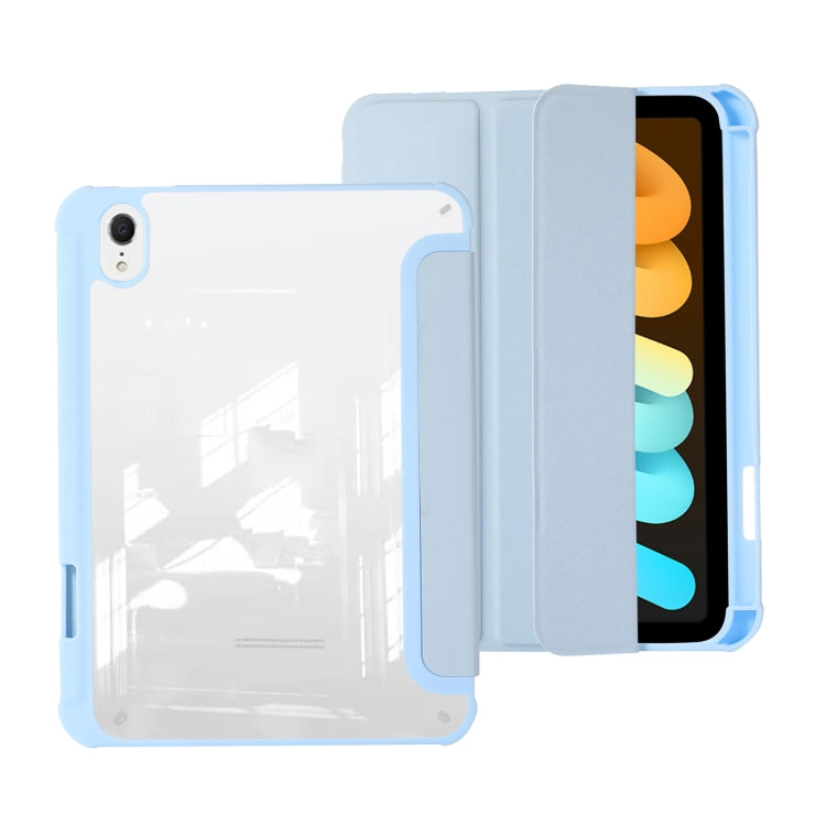Acrylic 3-folding Leather Tablet Case, For iPad 11th Gen 2025 A16