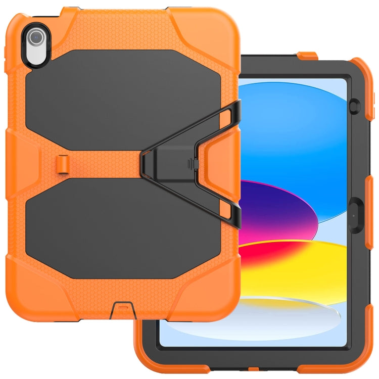 Rugged Silicone Hard PC Tablet Case with Holder For iPad 11th Gen 2025 (A16)