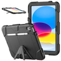Rugged Silicone Hard PC Tablet Case with Holder For iPad 11th Gen 2025 (A16)