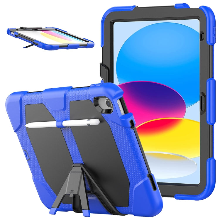 Rugged Silicone Hard PC Tablet Case with Holder For iPad 11th Gen 2025 (A16)