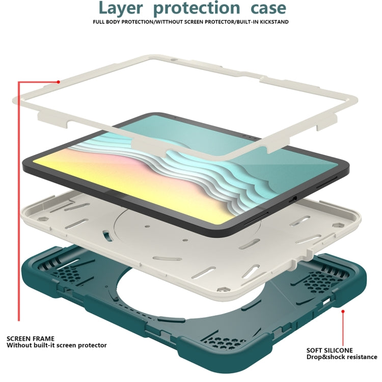 360 Rotation PC+Silicone Tablet Case, For iPad 11th Gen 2025 A16