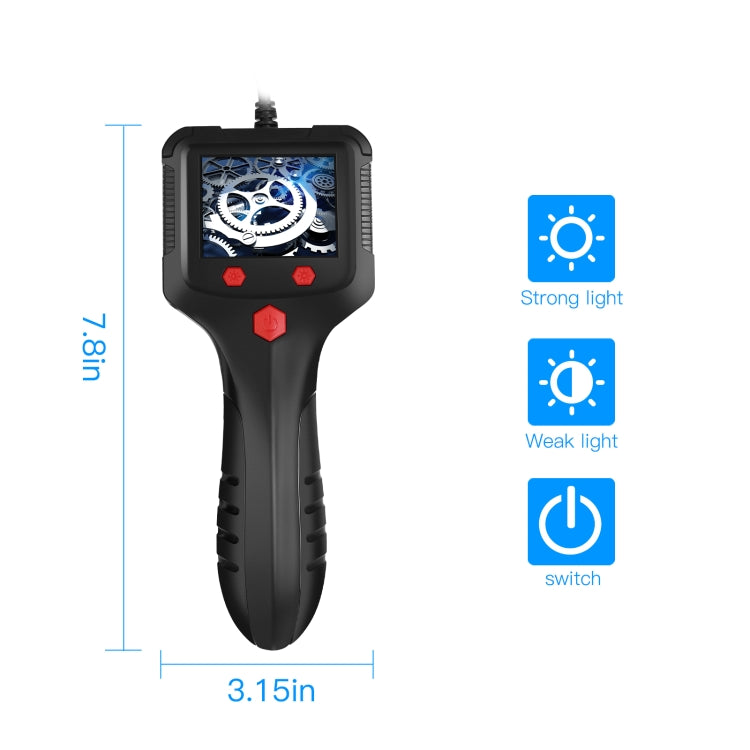 P100 2.4 inch HD Handheld Endoscope with LCD Screen, 8mm 2m, 5.5mm 2m, 8mm Side 2m, 8mm 5m, 5.5mm 5m, 8mm Side 5m, 8mm 10m, 5.5mm 10m, 8mm Side 10m, 8mm 15m, 5.5mm 15m, 8mm Side 15m, 8mm 20m, 5.5mm 20m, 8mm Side 20m, 8mm 30m, 5.5mm 30m, 8mm Side 30m���...