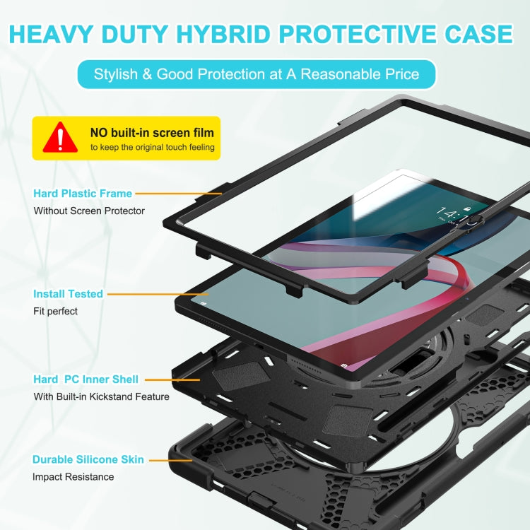 For Lenovo Tab P11 Pro Gen 2 Silicone + PC Protective Tablet Case