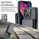 For iPhone 13 Pro Zipper Wallet Leather Phone Case with Dual Lanyard