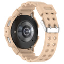 For Samsung Galaxy Watch4 44mm Armor Silicone Watch Band + Protective Case