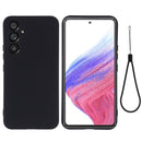 Solid Color Liquid Silicone Dropproof Full Coverage Phone Case, For Samsung Galaxy A54 5G