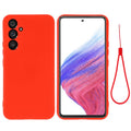 Solid Color Liquid Silicone Dropproof Full Coverage Phone Case, For Samsung Galaxy A54 5G