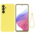 Solid Color Liquid Silicone Dropproof Full Coverage Phone Case, For Samsung Galaxy A54 5G