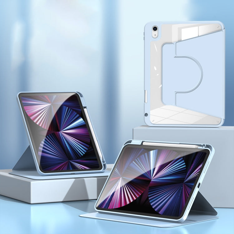 2 in 1 Acrylic Split Rotating Leather Tablet Case, For iPad 11th Gen 2025 A16