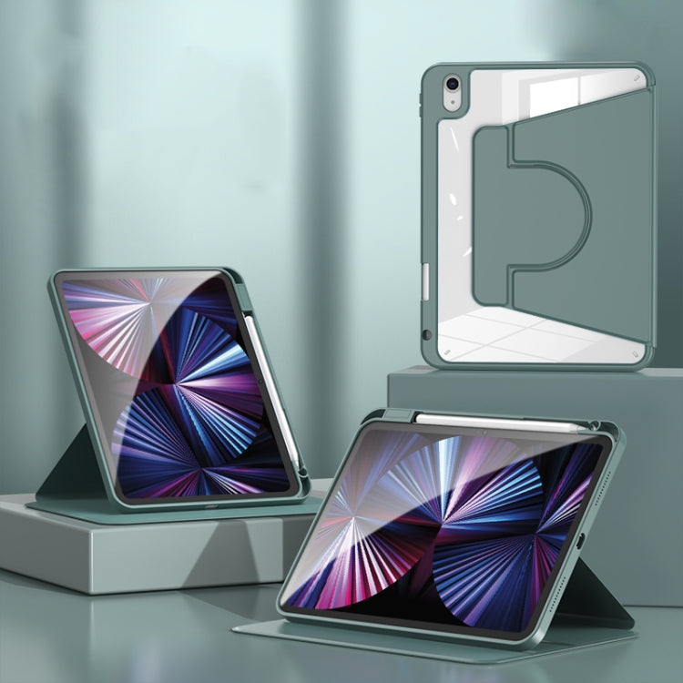 2 in 1 Acrylic Split Rotating Leather Tablet Case, For iPad 11th Gen 2025 A16