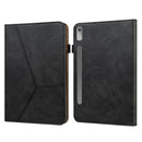 For Lenovo Tab M8 4th Gen TB-300FU Embossed Striped Leather Tablet Case