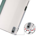 For Lenovo Tab M11 / Lenovo Pad Plus 11.5'' folding Clear TPU Leather Tablet Case with Pen Slot