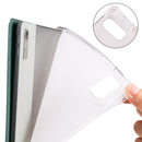 For Lenovo Tab M11 / Lenovo Pad Plus 11.5'' folding Clear TPU Leather Tablet Case with Pen Slot