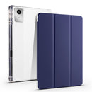 For Lenovo Tab M11 / Lenovo Pad Plus 11.5'' folding Clear TPU Leather Tablet Case with Pen Slot