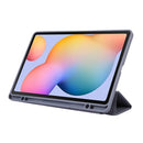For Samsung Galaxy Tab S6 Lite Silicone Folio Leather Tablet Case Cover