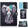 For Lenovo Tab M9 Printed Tablet Cover Leather Case