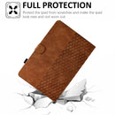 For Lenovo Tab P11 Pro Gen 2 Rhombus Embossed Leather Tablet Case