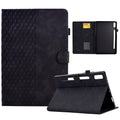 For Lenovo Tab P11 Pro Gen 2 Rhombus Embossed Leather Tablet Case