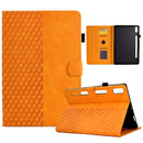 For Lenovo Tab P11 Pro Gen 2 Rhombus Embossed Leather Tablet Case