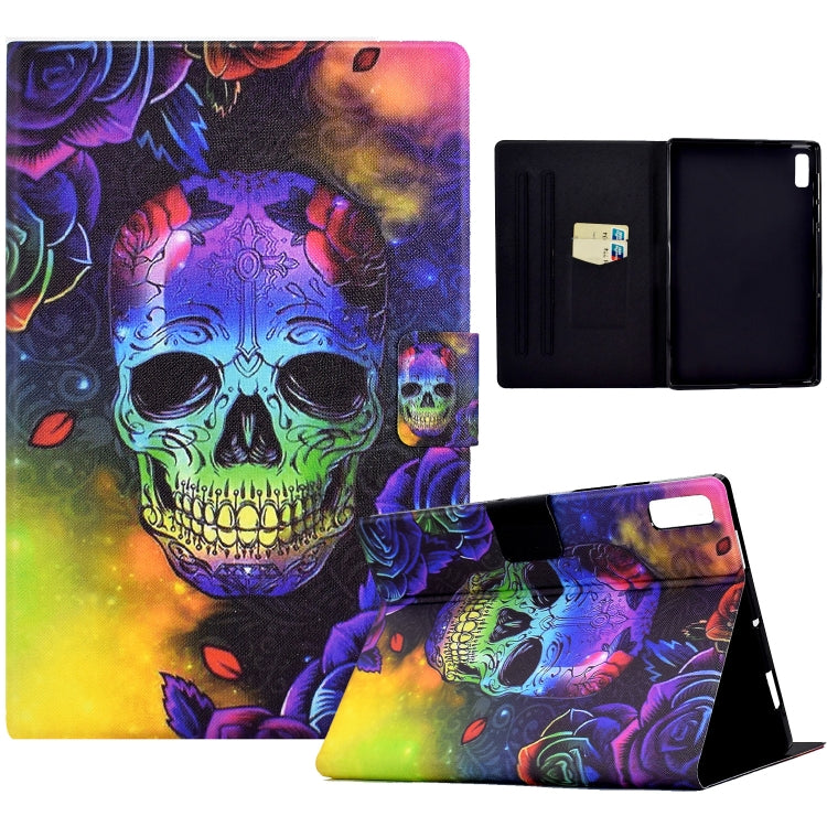 For Lenovo Tab M9 Printed Leather Tablet Case