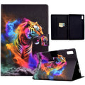 For Lenovo Tab M9 Printed Leather Tablet Case