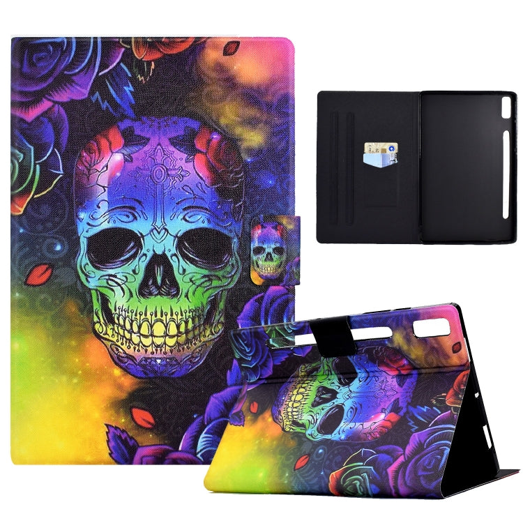 For Lenovo Tab M9 Printed Leather Tablet Case