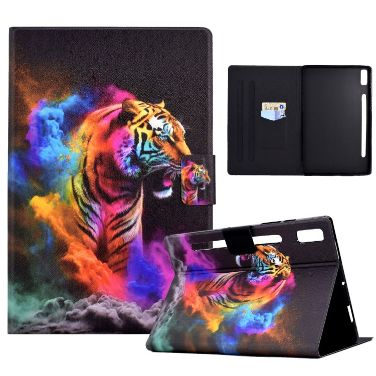 For Lenovo Tab M9 Printed Leather Tablet Case