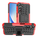 For Samsung Galaxy A24 4G Tire Texture TPU + PC Phone Case with Holder