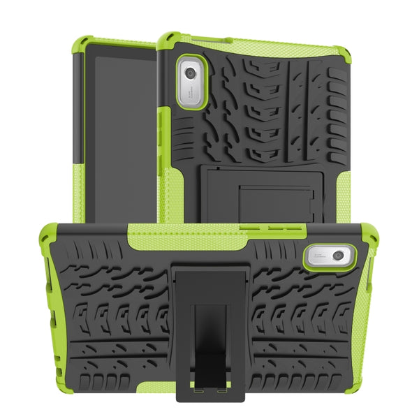 For Lenovo Tab M9 Tire Texture TPU + PC Phone Case with Holder