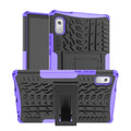 For Lenovo Tab M9 Tire Texture TPU + PC Phone Case with Holder