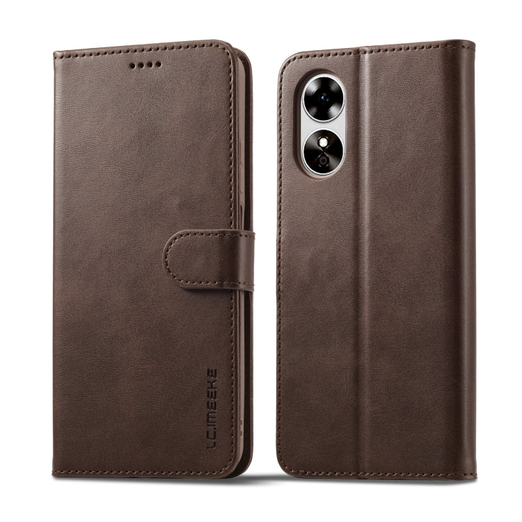 For OPPO A78 5G LC.IMEEKE Horizontal Flip Leather Case