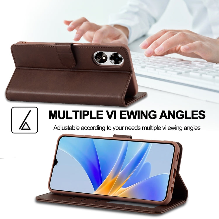 For OPPO A78 5G LC.IMEEKE Horizontal Flip Leather Case