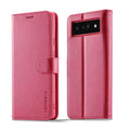LC.IMEEKE Calf Texture Flip Leather Phone Case, For Google Pixel 6a