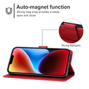 For iPhone 15 Pro Max Leather Phone Case Folio Wallet Cover