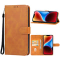 For iPhone 15 Leather Phone Case Folio Wallet Cover