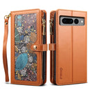 For Google Pixel 9 / 9 Pro Lanyard Zipper Wallet RFID Leather Case