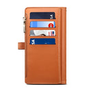 For Google Pixel 9 / 9 Pro Lanyard Zipper Wallet RFID Leather Case