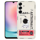 For Samsung Galaxy A22 4G Astronaut Pattern Silicone Straight Edge Phone Case