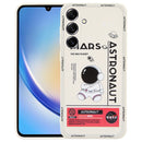 For Samsung Galaxy A54 5G Astronaut Pattern Silicone Straight Edge Phone Case