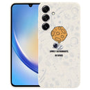 For Samsung Galaxy A54 5G Astronaut Pattern Silicone Straight Edge Phone Case