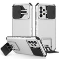 Stereoscopic Holder Sliding Camshield Phone Case For Samsung Galaxy A52 5G