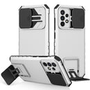 Stereoscopic Holder Sliding Camshield Phone Case For Samsung Galaxy A52 5G