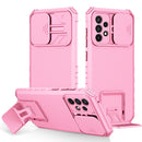 Stereoscopic Holder Sliding Camshield Phone Case For Samsung Galaxy A52 5G