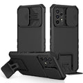 Stereoscopic Holder Sliding Camshield Phone Case For Samsung Galaxy A52 5G
