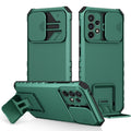 Stereoscopic Holder Sliding Camshield Phone Case For Samsung Galaxy A52 5G