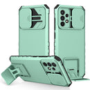 Stereoscopic Holder Sliding Camshield Phone Case For Samsung Galaxy A52 5G