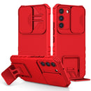 Stereoscopic Holder Sliding Camshield Phone Case For Samsung Galaxy A52 5G