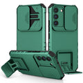Stereoscopic Holder Sliding Camshield Phone Case, For Samsung Galaxy S22 5G