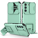 Stereoscopic Holder Sliding Camshield Phone Case For Samsung Galaxy A52 5G