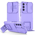 Stereoscopic Holder Sliding Camshield Phone Case, For Samsung Galaxy S22 5G